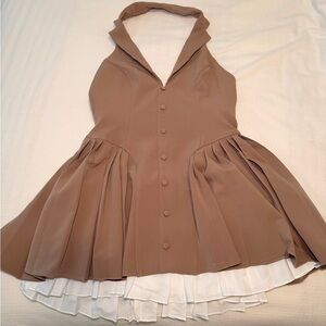 Hello Molly Tan Kids Formal Dress